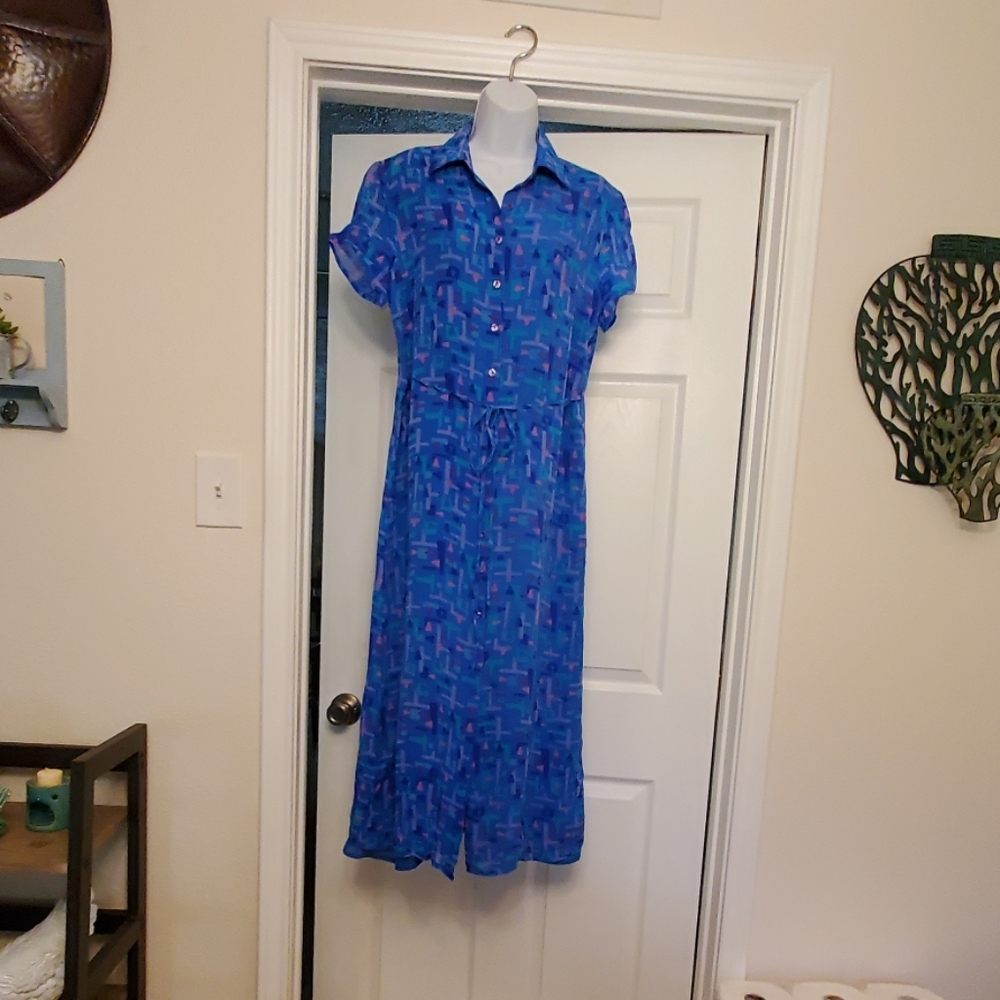 Sag Harbor Dress geometric prints,